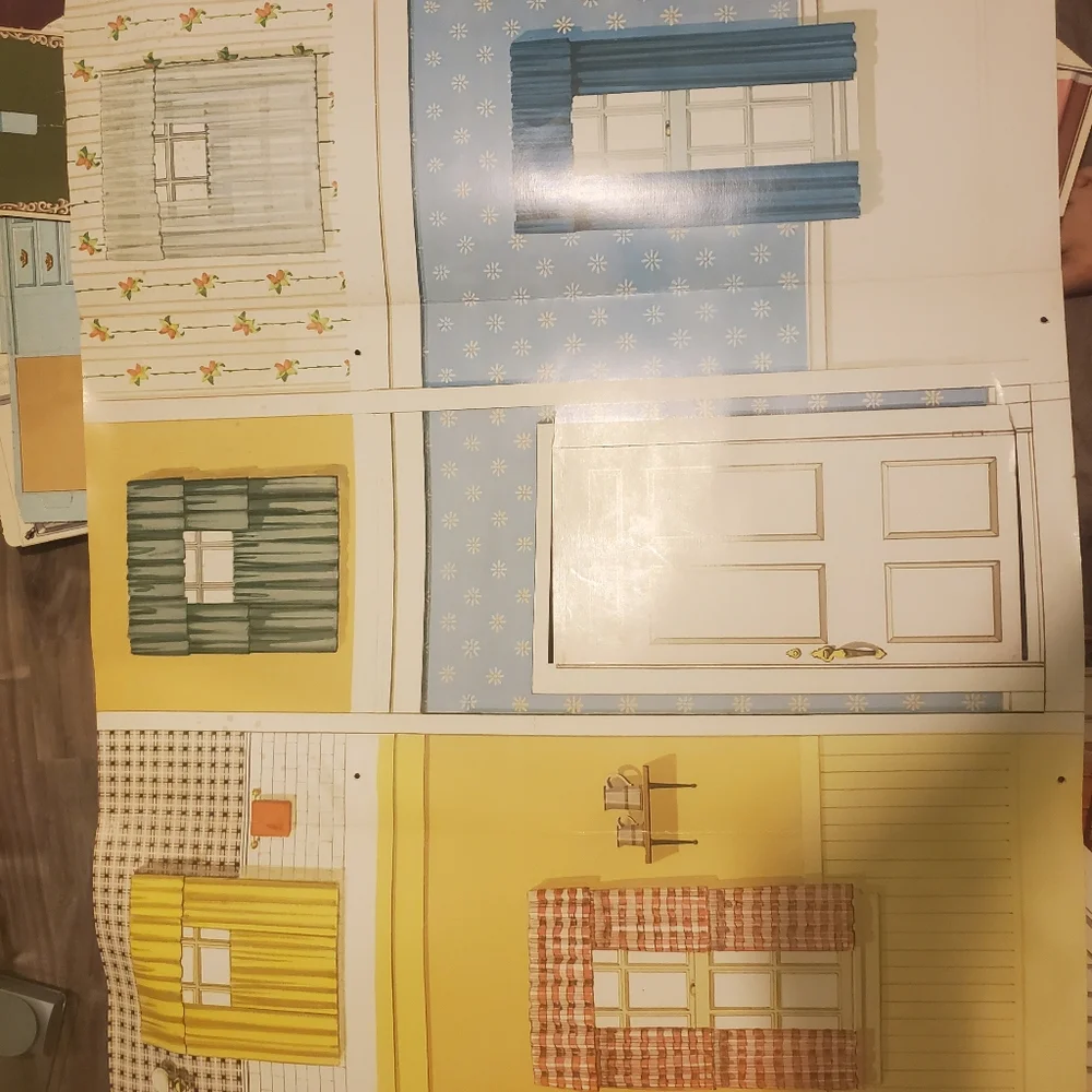 Extremely rare over 4ft high Suzy homemaker cardboard dollhouse - Picture 11 of 16
